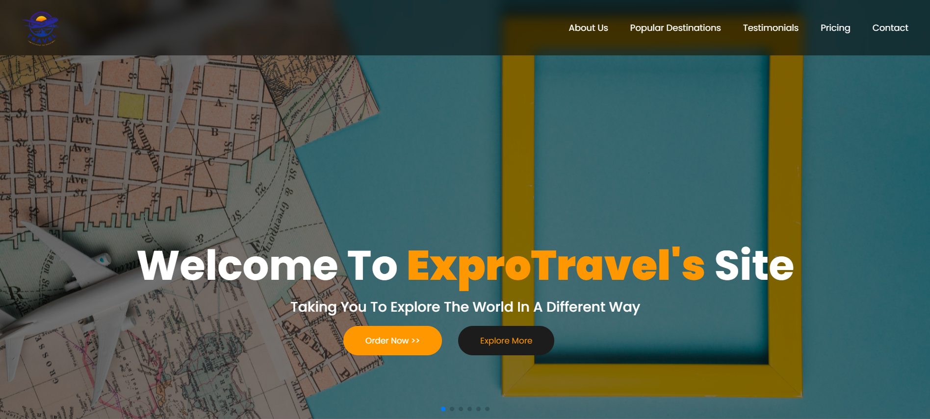 Travel Landing Page